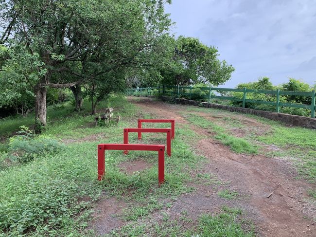 所々運動の設備があったりします