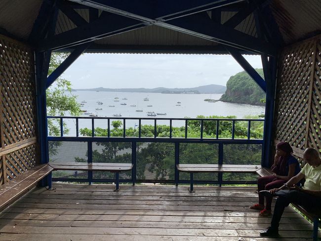 ちょっと見晴らしのいい場所で一服