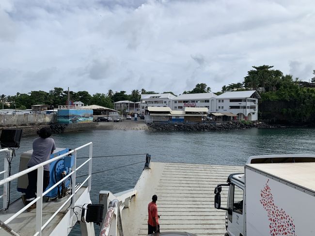 昨日乗ったのとは別の港に到着しました