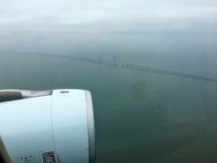 着陸前に海上橋が見えたけど，これ，港珠澳大橋（こうじゅおうおおはし）の一部だよね？