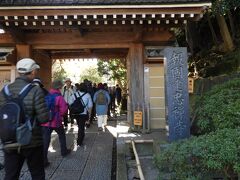 ここは、報国寺の山門です。