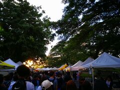 ＜１月１８日（土）＞
バスでKCCファーマーズマーケットに行きました。土曜日のみ開催ということでＴギャラリアからの始発のJTBのバスに乗りましたが、ラッシュアワーの通勤電車なみでした。
