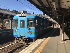 天橋立駅に到着です。
一応、乗ってきた列車をパシャリ。