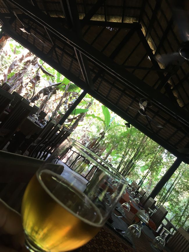 中は素敵なレストラン　続々とお客が入ってくる