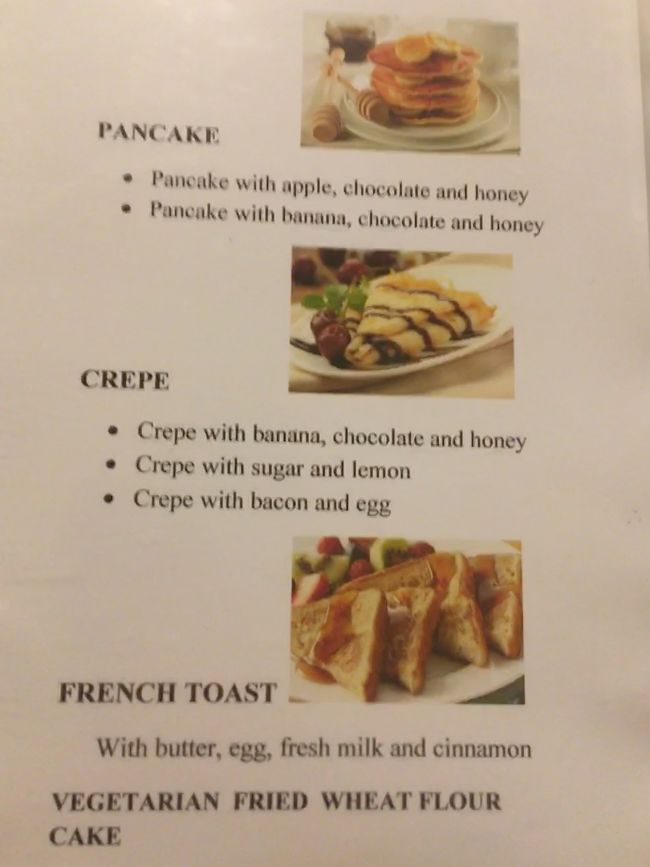 パンケーキも！クレープも！フレンチトーストも！<br />迷うねー