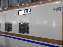 新幹線で金沢に戻ります。
　