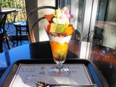 神椿パフェ！資生堂パーラーがやってるカフェ。
見た目可愛いし、場所柄神聖な感じもするし(笑)、味も美味しかった(*´∀`*)