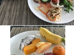 ホテルで朝食を頂きました。