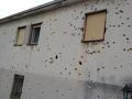 ボスニア紛争の爪痕が今も残っている建物