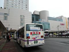 約５０分で徳島駅。運賃は４７０円。一日乗車券でOK。
ここでの用事は・・・。
雨止んだけど、眉山登る？
と妻に聞くと、
あきらめる。
と。まあ、中腹から雲の中だし、雨の後の登山道なんて滑るし転ぶし、ろくなことないでしょう。
というわけで、「鳴門わかめ」の買い出しです。