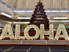 『カハラモール（Kahala Mall）』
■住所：4211 Waialae Ave., Honolulu, HI 96816
■TEL：(808) 732 7736
■営業時間：【月～土】10:00～21:00／【日】10:00～18:00
■公式HP：https://www.kahalamallcenter.com

日本へのお土産の『シーズ キャンディーズ』を買いに
『カハラモール』に寄りました。

『カハラモール』のクリスマスツリーは真っ赤なポインセチアに
“ALOHA"のイルミネーションが素敵♪