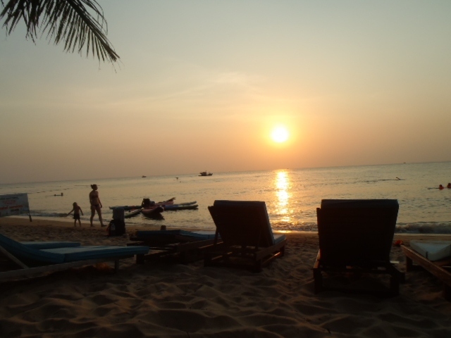 今日の夕陽も見事です！