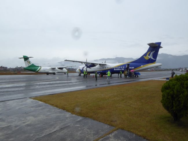 ブッダエアーの飛行機です。