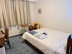 予約したお部屋は、いたってシンプルなダブルルーム。　7500円/泊でした。