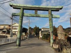 宗我神社　鳥居

城前寺のすぐ横にあります。