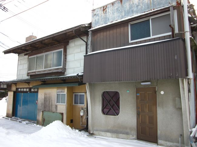 陸奥・八戸 雪の街並み散策は旧花街の小中野から陸奥湊・市場街