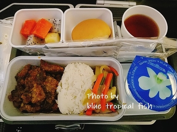 機内食。<br /><br />これも食べちゃいましたー夕食がわり。<br />