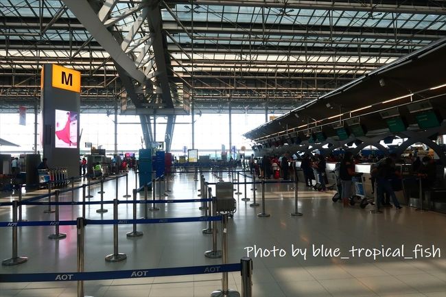 ○　スワンナプーム国際空港<br /><br />帰りはタクシーで空港へ。13時10分空港に到着しました。