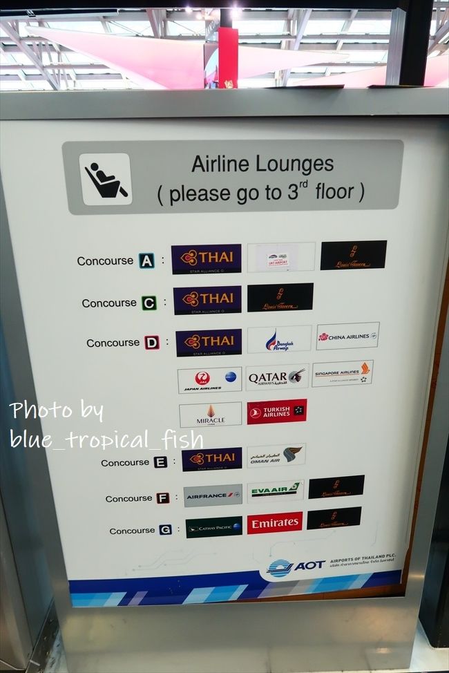 イミグレは意外にも混んでいたため、APECカードを利用して優先レーンを通りました。そしてラウンジへ。キャセイラウンジの場所は、ゲートと同じGコンコース。