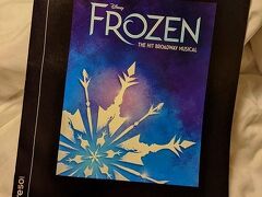 ■「Paramount Theater」の公演ガイド

「FROZEN」を観にいってもらいました。
Paramount Theaterで上演される演目のスケジュールが記載されています。

（Paramount Theaterにて）
