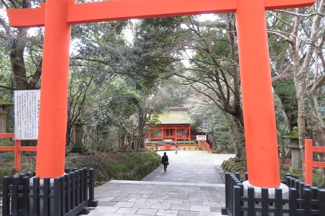上宮を後に宇佐鳥居まで戻ります。