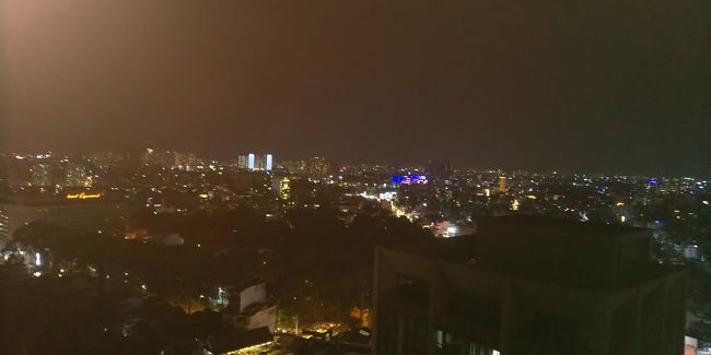 ホテルからの夜景