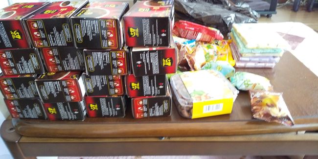 今回の買い物ベトナムコーヒー、ばらまき用に爆買い。