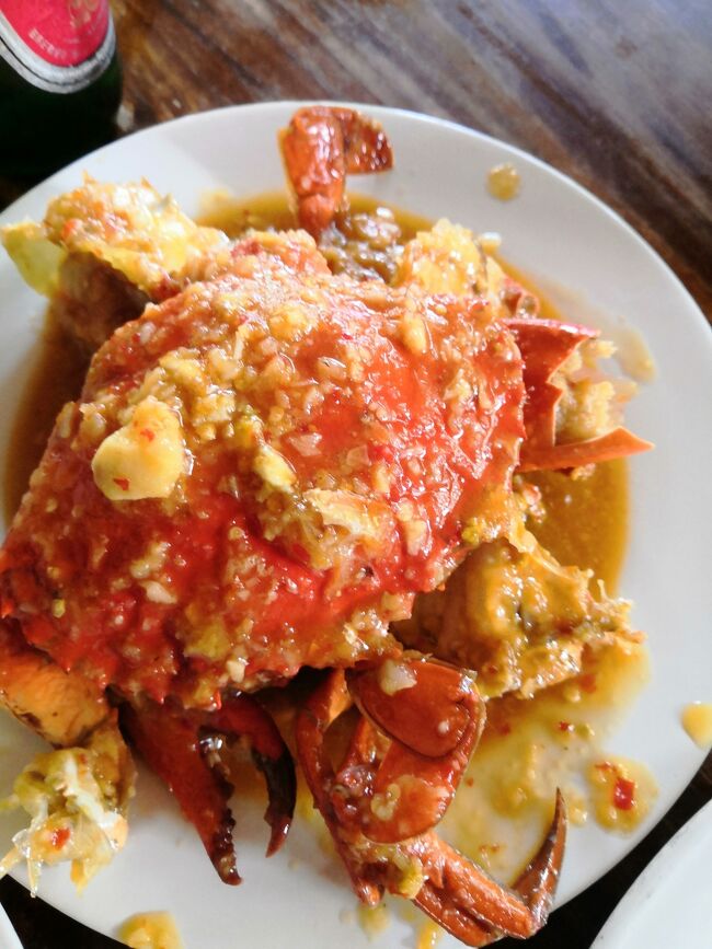 年内にとうとう訪問できず・・・(>_<)<br />「カニはあるかーい？」<br />「ラスト１匹だよ　よかったね　旦那」<br />味付けはパンクンチュンスペシャル　ニンニクたっぷり<br /><br />って２匹欲しいんですが・・・<br />この後、何日間も「カニ品切れ」でした。<br />電話して確認したからね。しょんぼり<br /><br />2020年ＧＷに再訪するよ！