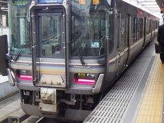 福知山から園部までの移動で利用した快速列車。
快速と言いながら、結構停車する。