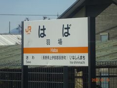 岡谷駅から５番目の羽場駅です