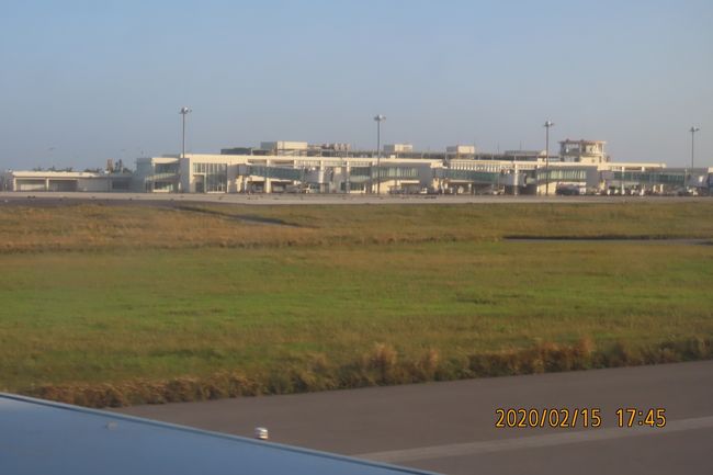 石垣空港に着陸