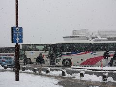 栗東インターから、名神高速に入る。
その頃は雪が降っていなかったが、徐々に降り出し、多賀サービスエリアに着いた時には吹雪になっていた。

