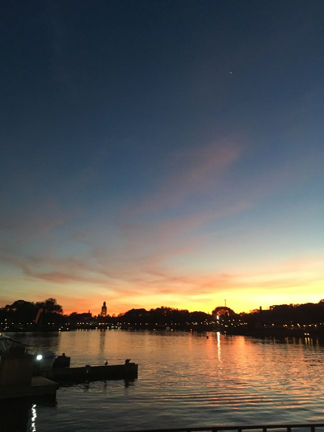 夕陽めっちゃキレイ♪