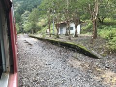 大井川鐵道井川線（南アルプスあぷとライン）：尾盛駅。