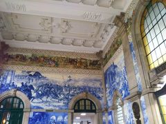 サンベント駅のアズレージョも見納めです。