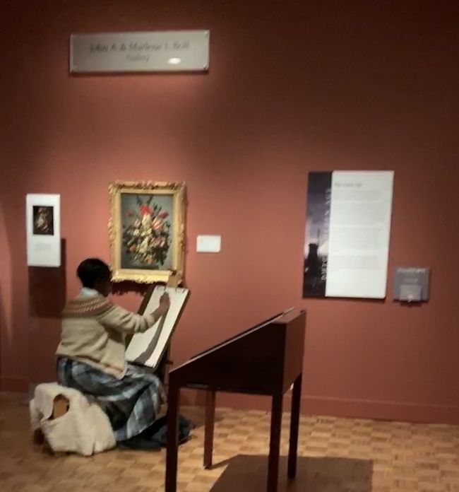 当日は模写会もあり、誰でも予約無しで参加可能