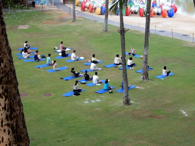 慌ただしくてヨガの予約忘れてた<br />っていうか、テラスにも寄れなかった