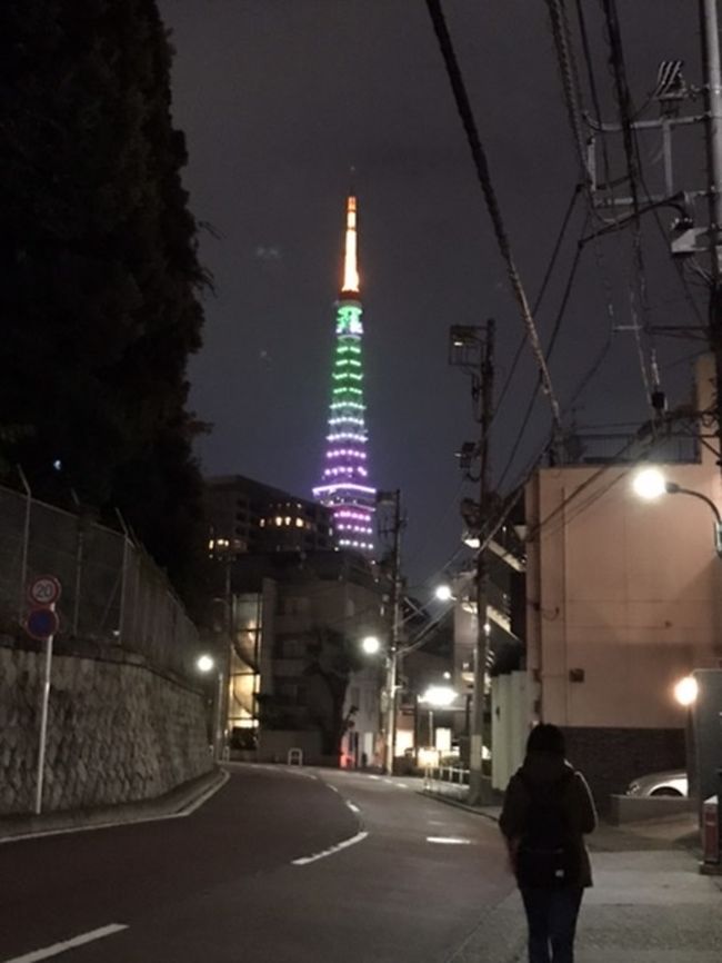 さて、お部屋でちょっと一息ついたところで、真ん前に見える東京タワーに向かおうと思います。
