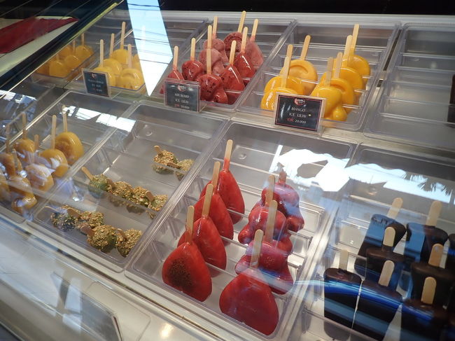 カラフルなアイスキャンデー