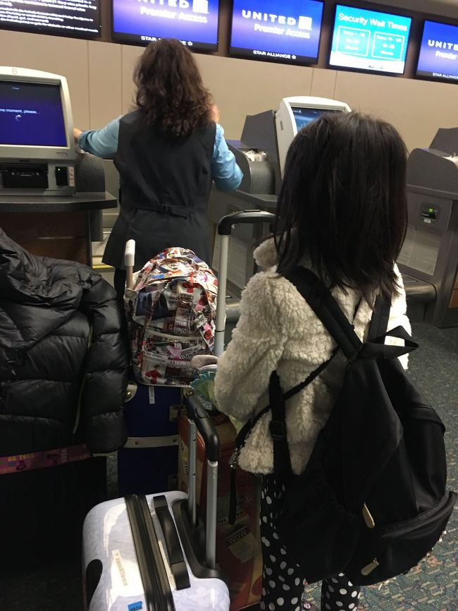 荷物を預けて、、