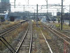 苅田駅。
中線に入ったぞ。