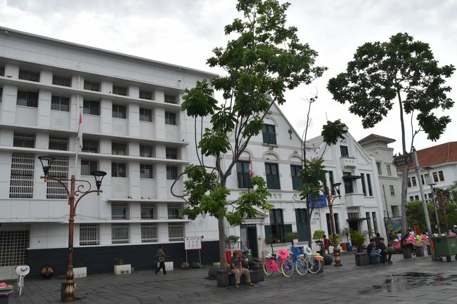 オランダ統治時代の建物。