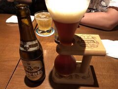 夜はホテルの近くの飲み屋へ
名古屋に来てなぜかベルギービールのお店へ