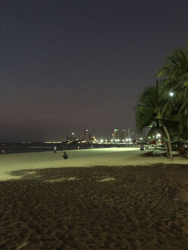 日が暮れました。