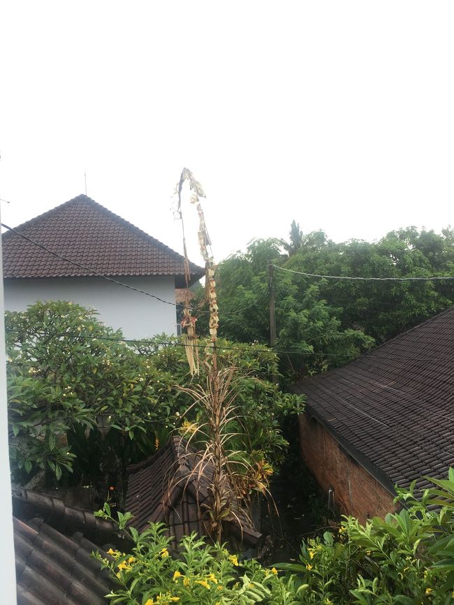 4日目の朝です。雨の音で目が覚めました。<br />残念、今日は雨か～<br /><br />オープンエアのスパを予約してるんだけどな。<br />スタッフのお姉さん曰く、ザーッと降る雨はすぐ止むけど、今日みたいなシトシトの雨は長引くって。<br />あー、すごくわかる気がする。これも雨期ですね。