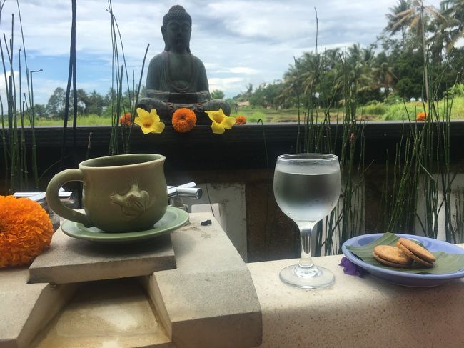 お風呂に浸かってるとジャムードリンクとお水、クッキーを持ってきてくれました。<br />ジャムードリンクは結構美味しい。<br /><br />遠くに、農作業中のおじさんがいます。お風呂に浸かっちゃえばたぶん見えませんが、気になる方はこちらのスパは向かないかも。<br />私はわりとどうでもいい派です笑