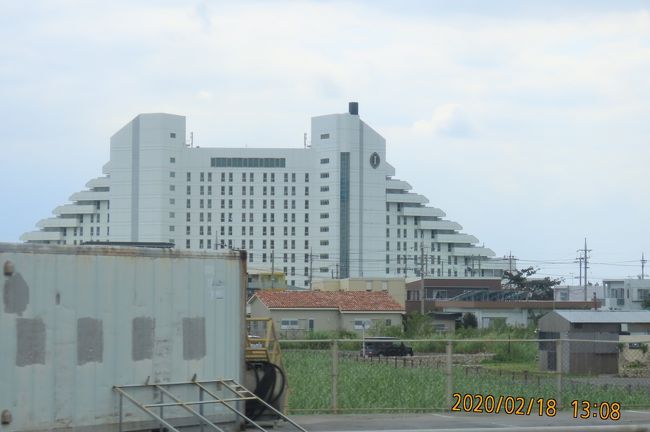 ANAインターコンチネンタルホテルを経由していきます。