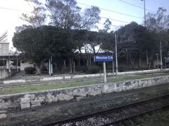 メッシーナ駅。ここで、パレルモ方面とシラクサ方面に分かれます。