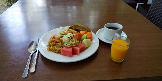 ヘルシーな朝食。