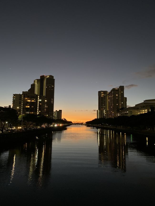 綺麗な夕陽にうっとり‥